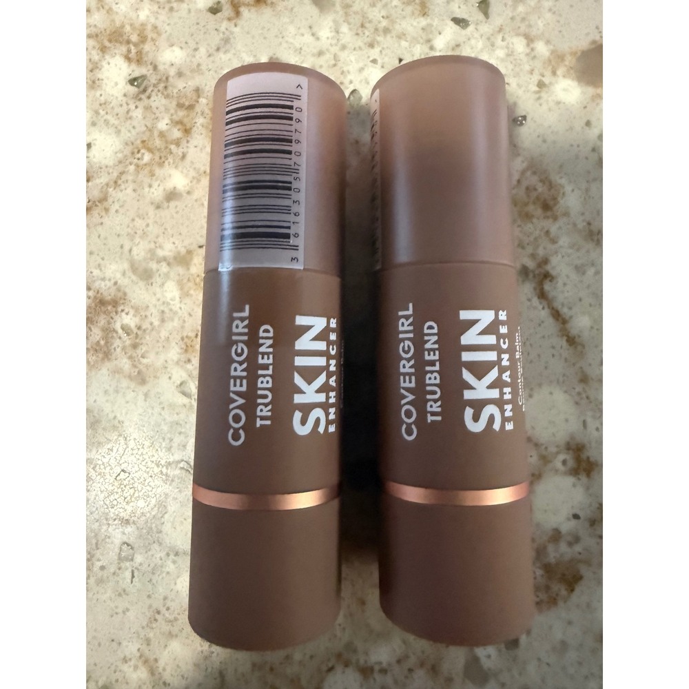 2PK Covergirl TruBlend Skin Enhancer Velvet Contour Balm 120 Sculpted 0.21oz